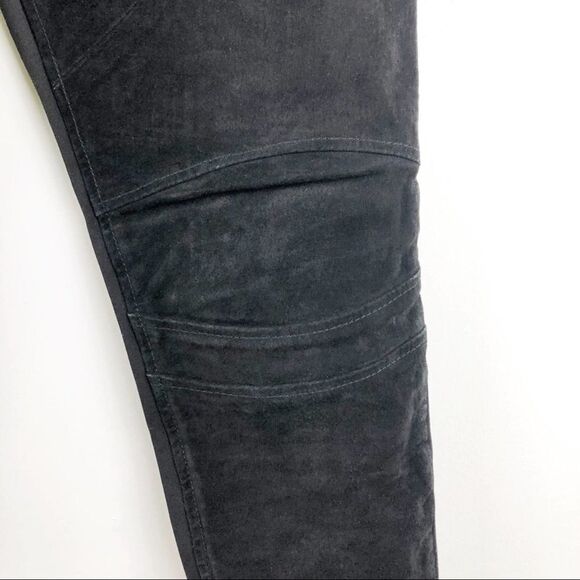 BlankNYC 100% Suede Front Panels Pull On Leather Leggings Pants Size 29 Zip - Picture 4 of 15